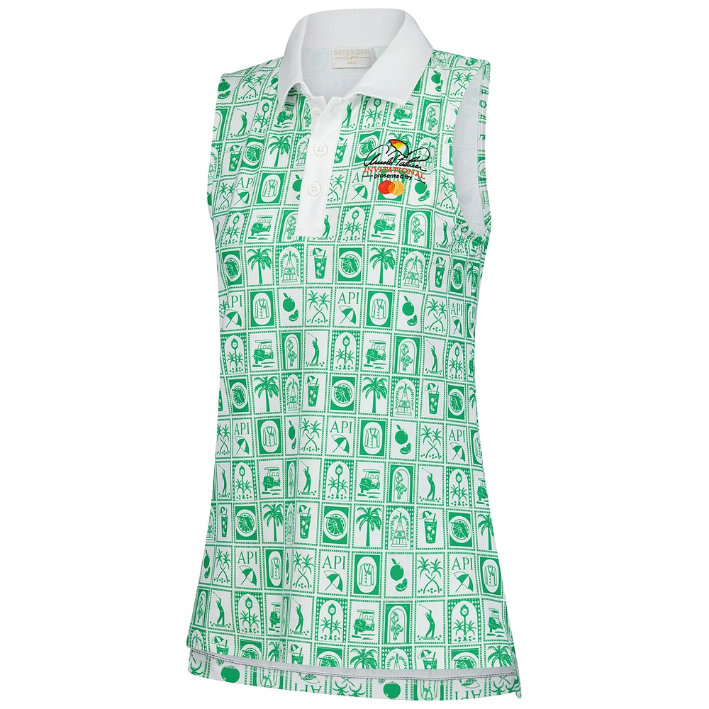 Polo sans manches à imprimé géométrique Arnold Palmer Invitational de Smith & Quinn pour femme