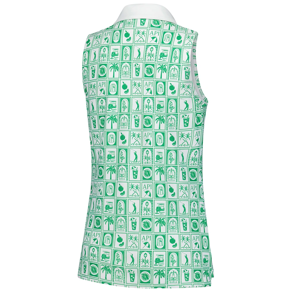 Polo sans manches à imprimé géométrique Arnold Palmer Invitational de Smith & Quinn pour femme