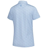 Women's FootJoy Light Blue Arnold Palmer Invitational Speckle Print Polo