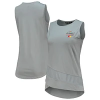 Women's Levelwear Gray Arnold Palmer Invitational Verve Simone Tank Top