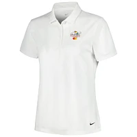 Polo de performance Nike Arnold Palmer Invitational Victory pour femme blanc