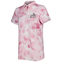 Women's Puma White Arnold Palmer Invitational MATTR Cloudy Polo