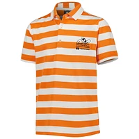 Youth FootJoy Orange Arnold Palmer Invitational Rugby Stripe Pique Polo