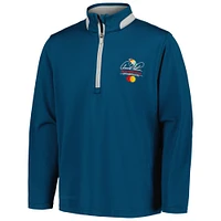 Youth Puma Teal Arnold Palmer Invitational Lightweight Quarter-Zip Jacket