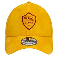 Men's New Era Gold AS Roma Tie-Dye 9FORTY Adjustable Hat