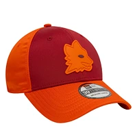 Men's New Era Red/Orange AS Roma Rubber Wolf 39THIRTY Fitted Hat