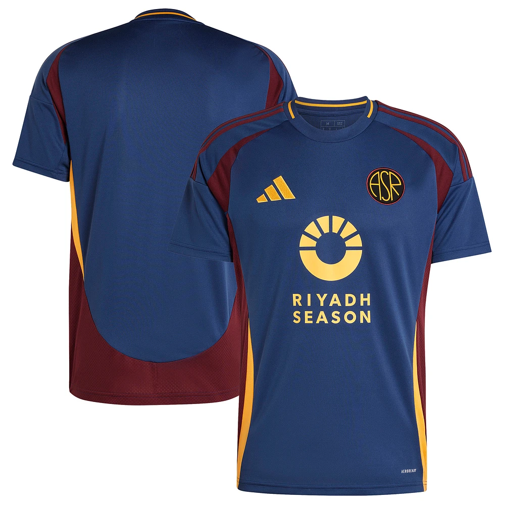 Maillot réplique AS Roma 2024/25 bleu marine adidas pour homme