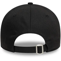 Men's New Era Black AS Roma Core 9FORTY Adjustable Hat