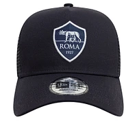 Men's New Era Navy AS Roma Trucker Adjustable Hat