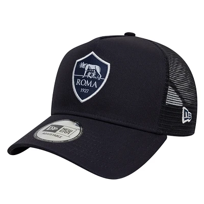 Men's New Era Navy AS Roma Trucker Adjustable Hat