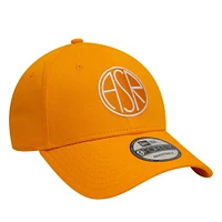 Men's New Era Orange AS Roma Seasonal 9FORTY Adjustable Hat