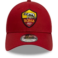 Men's New Era Red AS Roma Core 9FORTY Adjustable Hat