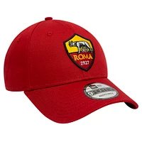 Men's New Era Red AS Roma Core 9FORTY Adjustable Hat