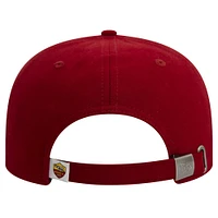 Men's New Era Red AS Roma Suede Low Profile 9FIFTY Stretch-Snap Hat