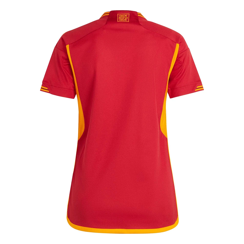 Maillot réplique domicile AS Roma 2023/24 adidas rouge pour femme