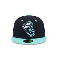 Men's New Era Navy Asheville Tourists Theme Nights 59FIFTY Fitted Hat