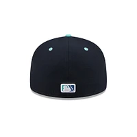 Men's New Era Navy Asheville Tourists Theme Nights 59FIFTY Fitted Hat