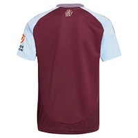 Men's adidas Claret Aston Villa 2024/25 Home Replica Jersey