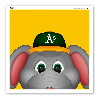 Athletics 12" x 12" Stomper Poster Print