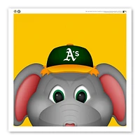 Athletics 12" x 12" Stomper Poster Print