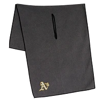 Athletics 19" x 41" Gray Microfiber Towel