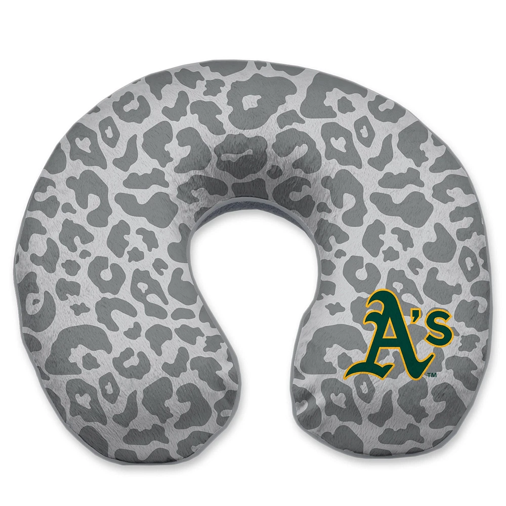 Athletics Cheetah Print Memory Foam Travel Pillow