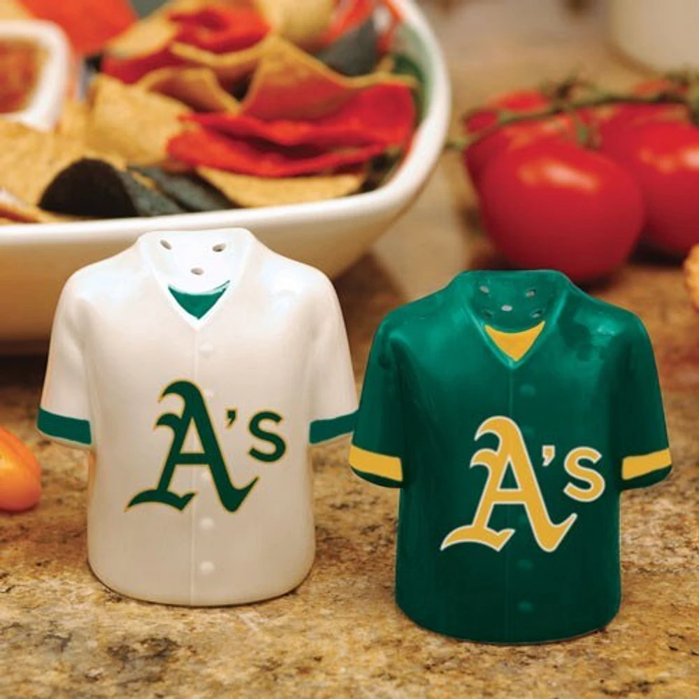 Athletics Gameday Ceramic Salt & Pepper Shakers