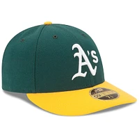 Athletics New Era Home Authentic Collection On-Field Low Profile 59FIFTY - Fitted Hat Green/Gold