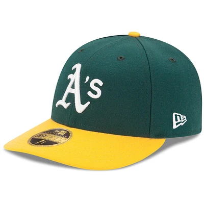 Athletics New Era Home Authentic Collection On-Field Low Profile 59FIFTY - Fitted Hat Green/Gold