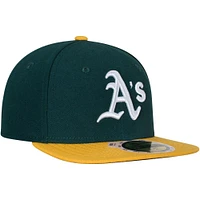 Athletics New Era Youth Home Authentic Collection On-Field 59FIFTY - Fitted Hat Green/Gold