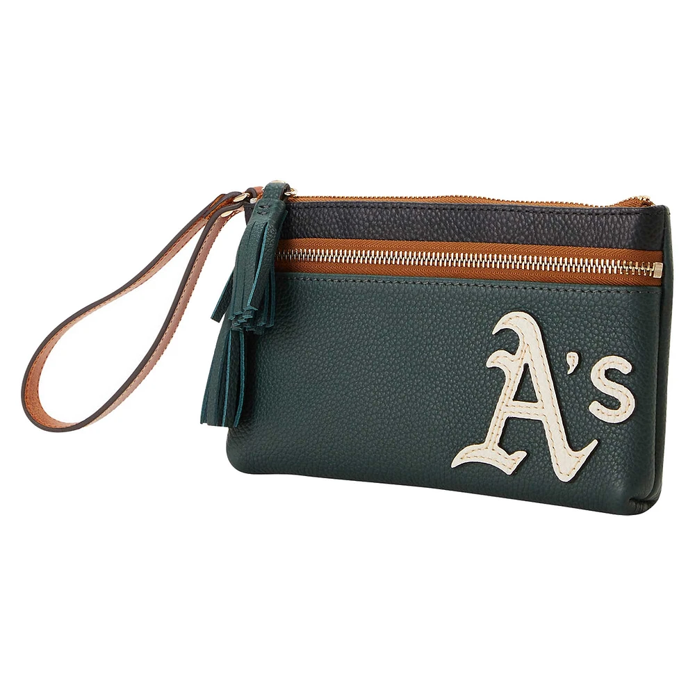 Dooney & Bourke Athletics Infield Double-Zip Wristlet