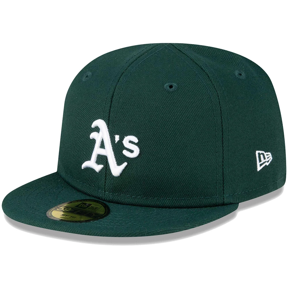 Infant New Era Green Athletics My First 59FIFTY Fitted Hat