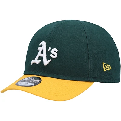 Infant New Era Green Athletics Team Color My First 9TWENTY Flex Hat