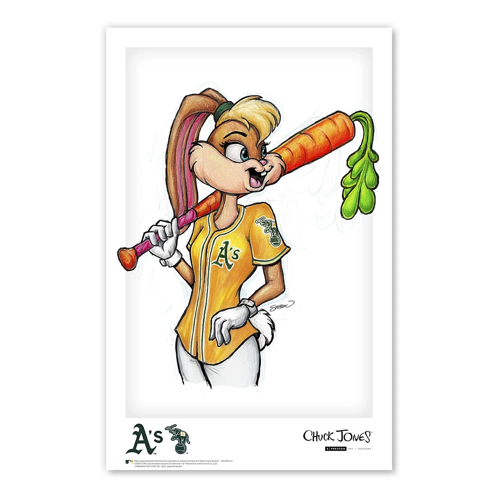 Affiche imprimée Looney Tunes Lola Bunny Athletics 11" x 17"