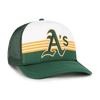 TEI OAK A GREEN WHITE NEW  MLB TEI LIFT OFF FOAM FRONT MESH TRUCKER HATMENSTR