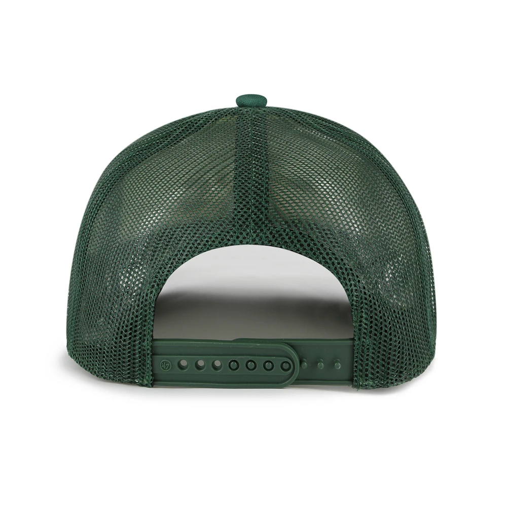 TEI OAK A GREEN WHITE NEW  MLB TEI LIFT OFF FOAM FRONT MESH TRUCKER HATMENSTR