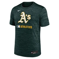 Men's Nike  Green Athletics Authentic Collection Velocity Performance T-Shirt