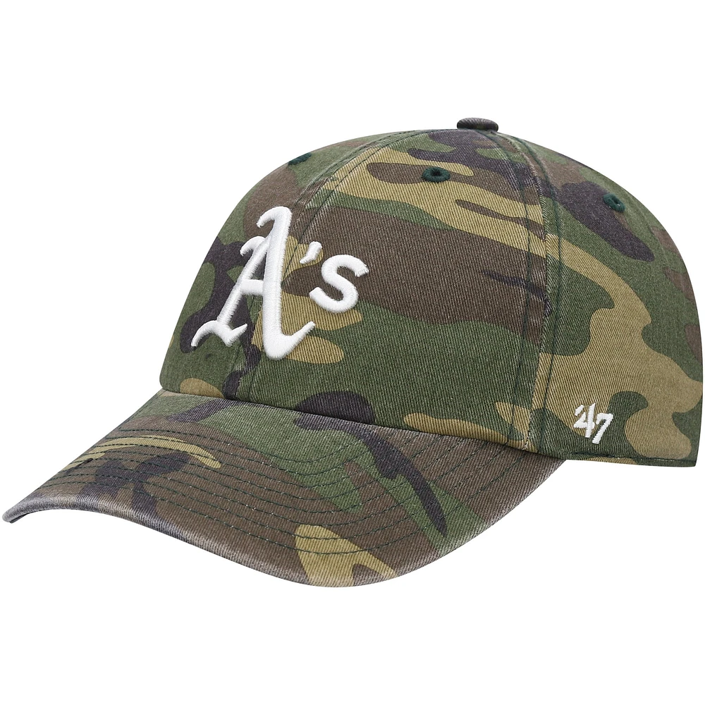 Casquette ajustable Camo Athletics Team Clean Up pour hommes '47