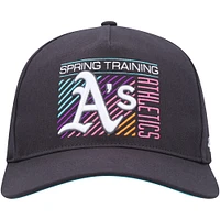 Men's '47 Charcoal Athletics 2023 Spring Training Reflex Hitch Snapback Hat