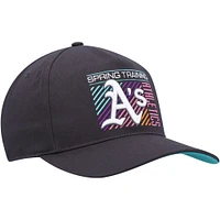 Men's '47 Charcoal Athletics 2023 Spring Training Reflex Hitch Snapback Hat