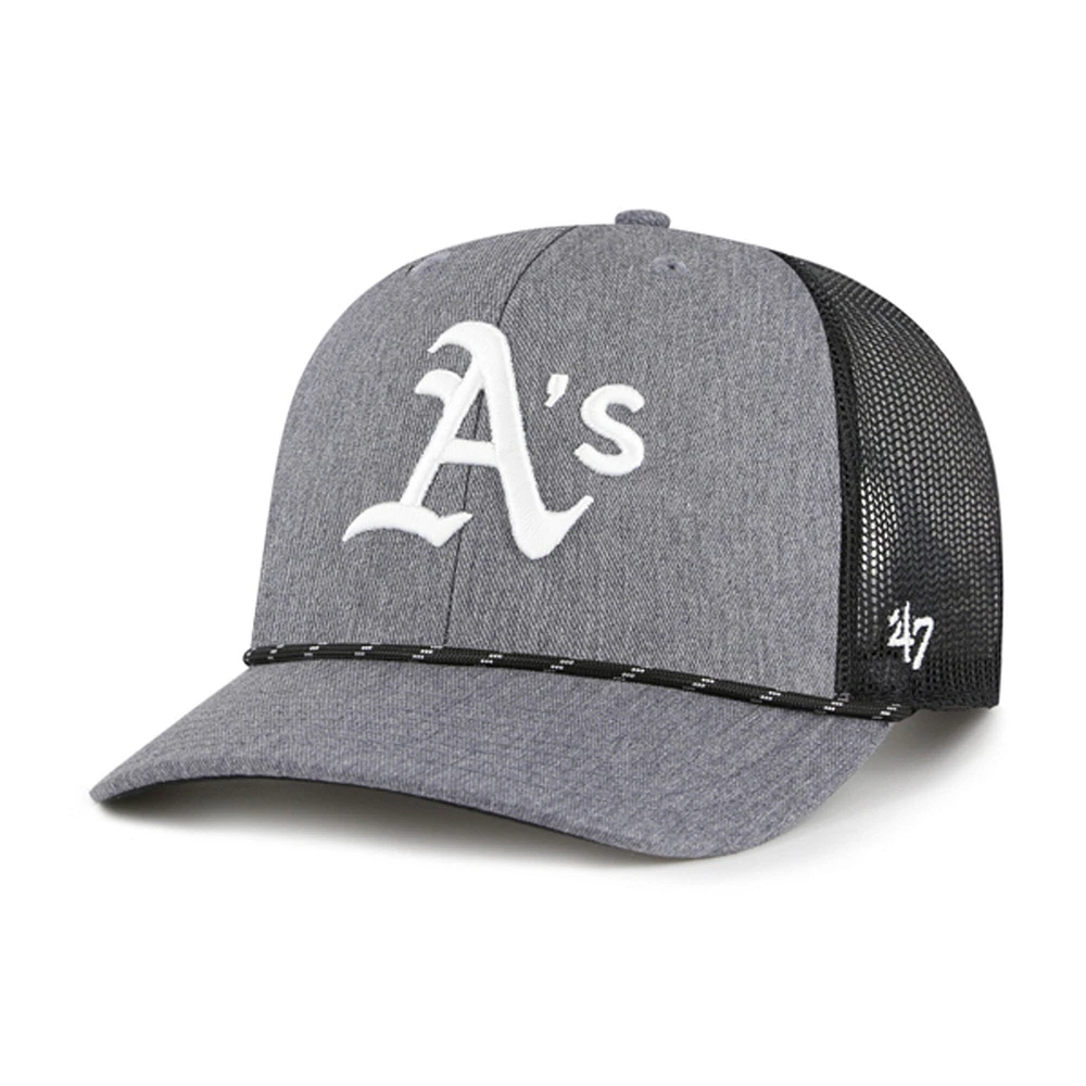 Casquette ajustable en corde de carbone « Charcoal Athletics » pour homme