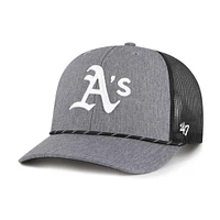 Casquette ajustable en corde de carbone « Charcoal Athletics » pour homme