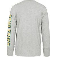 T-shirt à manches longues gris Athletics Fair Ball Franklin pour homme '47