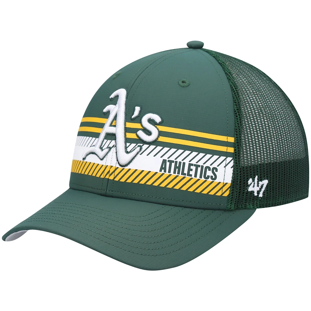 Men's '47 Green Athletics Cumberland Trucker Snapback Hat