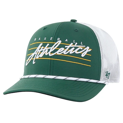 Men's '47 Green Athletics Downburst Trucker Adjustable Hat