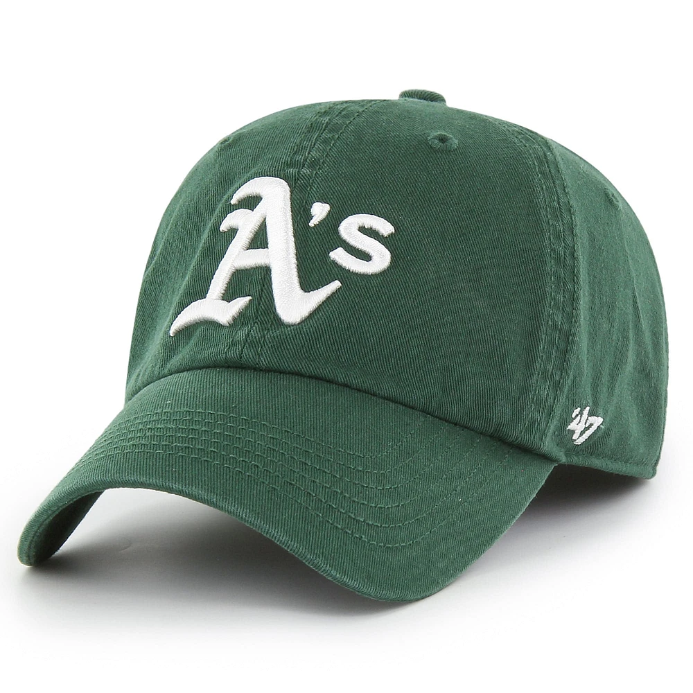 Men's '47 Green Athletics Franchise Logo Fitted Hat