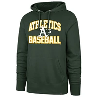 Sweat à capuche enfiler Velocity Headline '47 Green Athletics pour homme