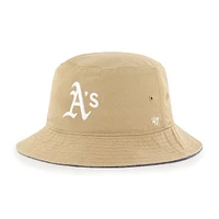 Chapeau bob en chambray kaki Athletics Ballpark pour homme '47