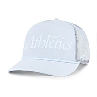 Casquette de camionneur ajustable bleu clair Athletics Foundation Script Hitch pour homme, modèle 47