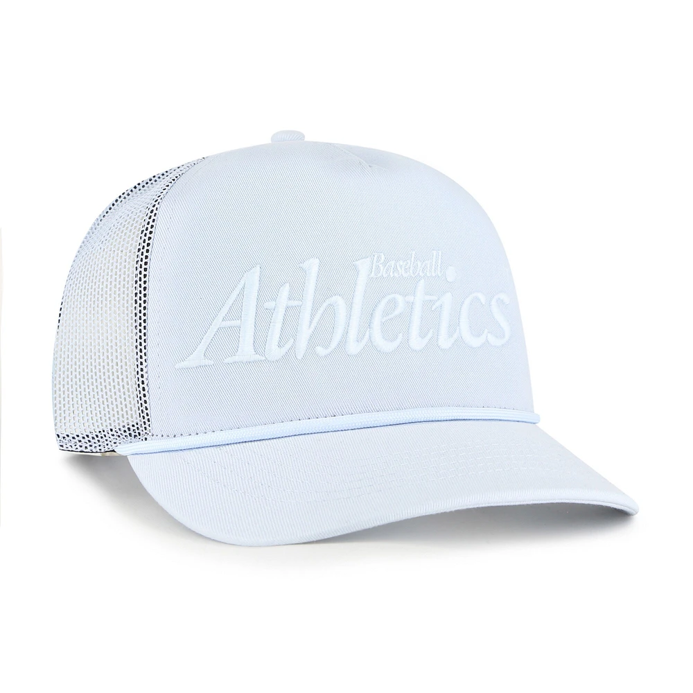 Casquette de camionneur ajustable bleu clair Athletics Foundation Script Hitch pour homme, modèle 47